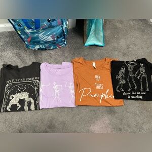Set of Women’s Fall/ Halloween Tops. Size XL.